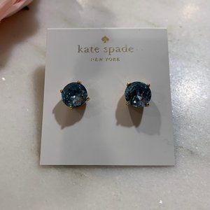 Kate Spade GraceBlue Stud Earrings NWT